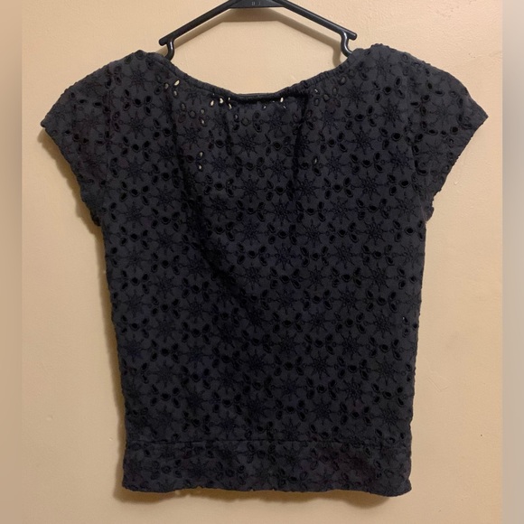 American Eagle - Eyelet Crop Top - XS - Picture 5 of 5